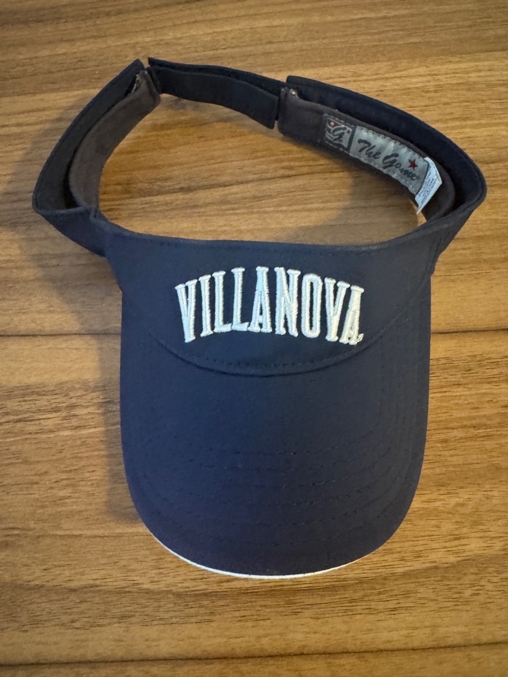 groove Navy and White Embroidered Visor